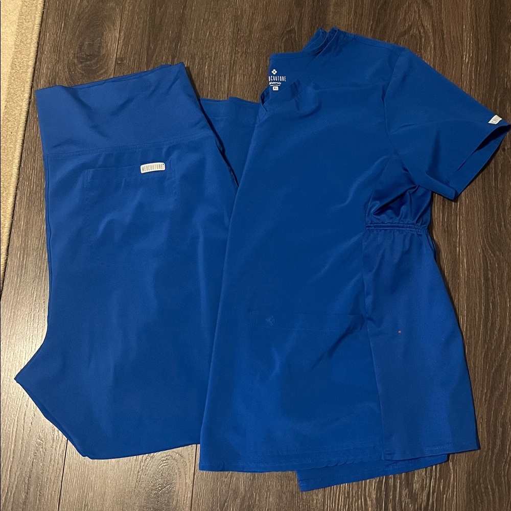 Med couture maternity scrub set XL-Royal blue